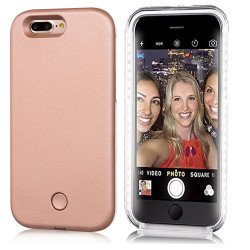 iPhone 6S / iPhone 6 Selfie Illuminated LED Light Case (Rose Gold)